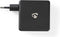 Nedis Oplader - 57 W - Snellaad functie - 2.25 / 2.4 / 3.0 A - Outputs: 2 - USB-A / USB-C - Geen Kabel Inbegrepen - Automatische Voltage Selectie