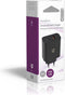 Nedis Oplader - 65 W - Snellaad functie - 2.0 / 2.25 / 3.25 A - Outputs: 2 - USB-A / USB-C - Automatische Voltage Selectie