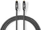 Nedis Optische Audiokabel - TosLink Male - TosLink Male - 1.00 m - Rond - Katoen - Gun Metal Grijs - Cover Window Box