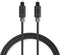 Nedis Optische Audiokabel - TosLink Male - TosLink Male - 2.00 m - Rond - PVC - Antraciet - Doos