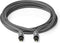 Nedis Optische Audiokabel - TosLink Male - TosLink Male - 2.00 m - Rond - Katoen - Gun Metal Grijs - Cover Window Box