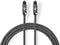 Nedis Optische Audiokabel - TosLink Male - TosLink Male - 3.00 m - Rond - Katoen - Gun Metal Grijs - Cover Window Box