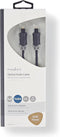 Nedis Optische Audiokabel - TosLink Male - TosLink Male - 3.00 m - Rond - PVC - Antraciet - Doos