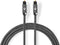 Nedis Optische Audiokabel - TosLink Male - TosLink Male - 5.00 m - Rond - Gevlochten - Gun Metal Grijs - Cover Window Box