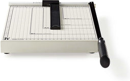 Nedis Papiersnijmachine - Max. snijden maat: 210 x 297 mm - Soort mes: Metaal - Metaal - Wit / Zwart