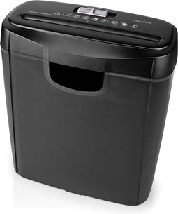 Nedis Papierversnipperaar - Strips Snijden - 6x A4-pagina's - 10 l - Veiligheidsnorm: DIN 2 - 190 W - Zwart