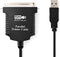 Nedis Parallelkabel - USB-A Male - Centronics 36-Pins Male - Vernikkeld - 2.00 m - Rond - PVC - Envelop