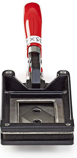 Nedis Pasfotosnijder - 35 x 45 mm - Metaal - Rood / Zwart