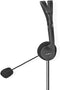 Nedis PC-Headset - On-Ear - Stereo - 2x 3.5 mm - Inklapbare Microfoon - Zwart