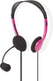 Nedis PC-Headset - On-Ear - Stereo - 2x 3.5 mm - Inklapbare Microfoon - Roze
