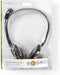 Nedis PC-Headset - On-Ear - Stereo - 2x 3.5 mm - Inklapbare Microfoon - Zwart