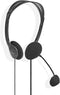 Nedis PC-Headset - On-Ear - Stereo - 2x 3.5 mm - Inklapbare Microfoon - Zwart