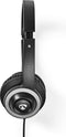 Nedis PC-Headset - On-Ear - Stereo - USB Type-A / USB Type-C - Inklapbare Microfoon - Zwart
