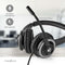 Nedis PC-Headset - On-Ear - Stereo - USB Type-A / USB Type-C - Inklapbare Microfoon - Zwart
