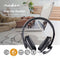 Nedis PC-Headset - Over-Ear - Stereo - 2x 3.5 mm - Inklapbare Microfoon - Zwart