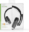 Nedis PC-Headset - Over-Ear - Stereo - 2x 3.5 mm - Inklapbare Microfoon - Zwart
