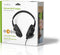 Nedis PC-Headset - Over-Ear - Stereo - USB Type-A / USB Type-C - Inklapbare Microfoon - Zwart
