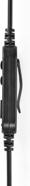 Nedis PC-Headset - Over-Ear - Stereo - USB Type-A / USB Type-C - Inklapbare Microfoon - Zwart