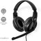 Nedis PC-Headset - Over-Ear - Stereo - USB Type-A / USB Type-C - Inklapbare Microfoon - Zwart
