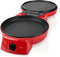 Nedis Pizzamaker en Grill - 30 cm - Regelbare temperatuur - 1800 W