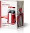 Nedis Popcornmachine - 1200 W - 2 - 4 min - Rood / Wit