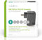 Nedis Power Converter - Netvoeding - 230 V AC 50 Hz - 30 W - Randaarde stekker - Zwart