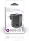 Nedis Power Converter - Netvoeding - 230 V AC 50 Hz - 30 W - Randaarde stekker - Zwart