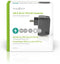Nedis Power Converter - Netvoeding - 230 V AC 50 Hz - 30 W - Randaarde stekker - Zwart