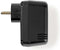 Nedis Power Converter - Netvoeding - 230 V AC 50 Hz - 30 W - Randaarde stekker - Zwart
