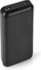 Nedis Powerbank - 20000 mAh - 1.5 / 2.0 / 3.0 A - Outputs: 2 - Output: 1x USB-A / 1x USB-C - Inputs: 1x Micro USB / 1x USB-C - PD2.0 18W - Lithium-Polymeer