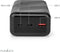 Nedis Powerbank - 30000 mAh - 1.5 / 2.0 / 3.0 A - Outputs: 2 - Output: 1x USB-A / 1x USB-C - Inputs: 1x Micro USB / 1x USB-C - PD3.0 20W - Lithium-Polymeer