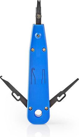 Nedis Pullers and Extractors - Geschikt voor: Alle Telecombedrading / LSA-Ponsgereedschap / LSA-Strips - Blauw