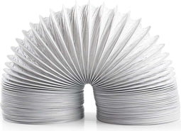 Nedis PVC Luchtafvoerslang - 100 mm - 3.00 m - Geschikt voor: Air Ventilation / Tumble Dryers - Wit