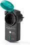 Nedis RF-stekker - Mesh / 433 MHz - IP44 - 3680 W - Randaarde stekker / Type F (CEE 7/7) - -20 - 50 °C - Groen / Zwart