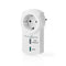 Nedis RFPM120FWT Rf Smart Stekker Aan/uit Rf Mesh Range Extender Schuko Type F 3680 W