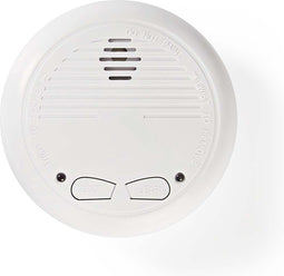 Nedis Rookmelder - Batterij Gevoed - Batterijlevensduur tot: 1 Jaar - Koppelbaar - EN 14604 - Met testknop - 85 dB - ABS - Wit
