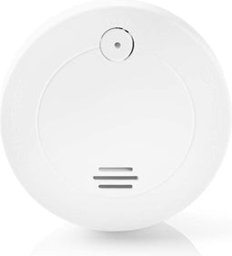 Nedis Rookmelder - Batterij Gevoed - Batterijlevensduur tot: 1 Jaar - EN 14604 - Met testknop - 85 dB - ABS - Wit