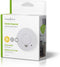 Nedis Rookmelder - Batterij Gevoed - Batterijlevensduur tot: 1 Jaar - EN 14604 - Met pauzeknop - Met testknop - 85 dB - ABS - Wit