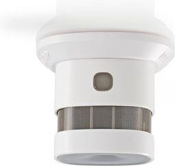 Nedis Rookmelder - Batterij Gevoed - Batterijlevensduur tot: 10 Jaar - EN 14604 - Met pauzeknop - Met testknop - 85 dB - ABS - Wit