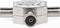 Nedis Satelliet- en Antenne-Adapter - 2x Coax Male - IEC (Coax) Female - Vernikkeld - 75 Ohm - T-Splitter - Metaal - Zilver - 1 Stuks - Doos