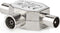 Nedis Satelliet- en Antenne-Adapter - 2x Coax Male - IEC (Coax) Female - Vernikkeld - 75 Ohm - T-Splitter - Metaal - Zilver - 1 Stuks - Doos