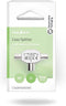 Nedis Satelliet- en Antenne-Adapter - 2x Coax Male - IEC (Coax) Female - Vernikkeld - 75 Ohm - T-Splitter - Metaal - Zilver - 1 Stuks - Doos