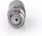 Nedis Satelliet- en Antenne-Adapter - F-Female - IEC (Coax) Male - Vernikkeld - 75 Ohm - Recht - Metaal - Zilver - 1 Stuks - Doos