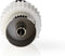 Nedis Satelliet- en Antenne-Adapter - IEC (Coax) Female - IEC (Coax) Female - Vernikkeld - 75 Ohm - Recht - Kunststof / Metaal - Wit - 1 Stuks - Doos