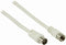 Nedis Satelliet- en Antennekabel - F-Male - IEC (Coax) Male - Vernikkeld - 30 dB - 75 Ohm - Dubbel Afgeschermd - 3.00 m - Rond - PVC - Wit - Envelop