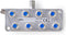 Nedis Satellietsplitter - 5 - 2400 MHz - 18.5 dB - Aantal ingangen: 1 - Outputs: 8 - Impedantie: 75 Ohm - Zink - Zilver