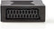 Nedis SCART-Adapter - SCART Female - SCART Female - Vernikkeld - Recht - ABS - Zwart - 1 Stuks - Envelop