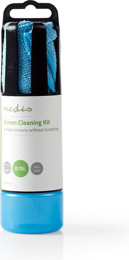 Nedis Schermreiniger - Spray - 150 ml - Notebook / Smartphone / Tablet / TV-Scherm - Wisser inbegrepen