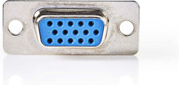 Nedis Seriële Adapter - Adapter - VGA Female 15p - VGA Male - Vernikkeld - Metaal - Envelop