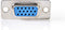 Nedis Seriële Adapter - Adapter - VGA Female 15p - VGA Male - Vernikkeld - Metaal - Envelop